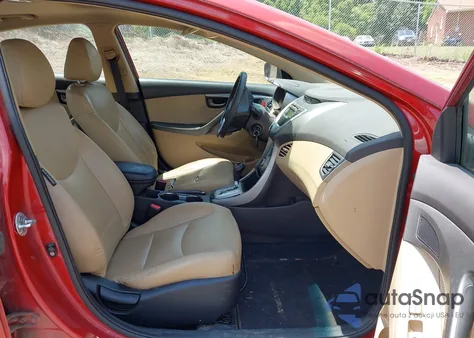 2012 Hyundai Elantra Limited (Ulsan Plant) из США, поврежденный, VIN KMHDH4AE3CU240163